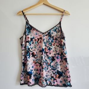 Floral print tank top